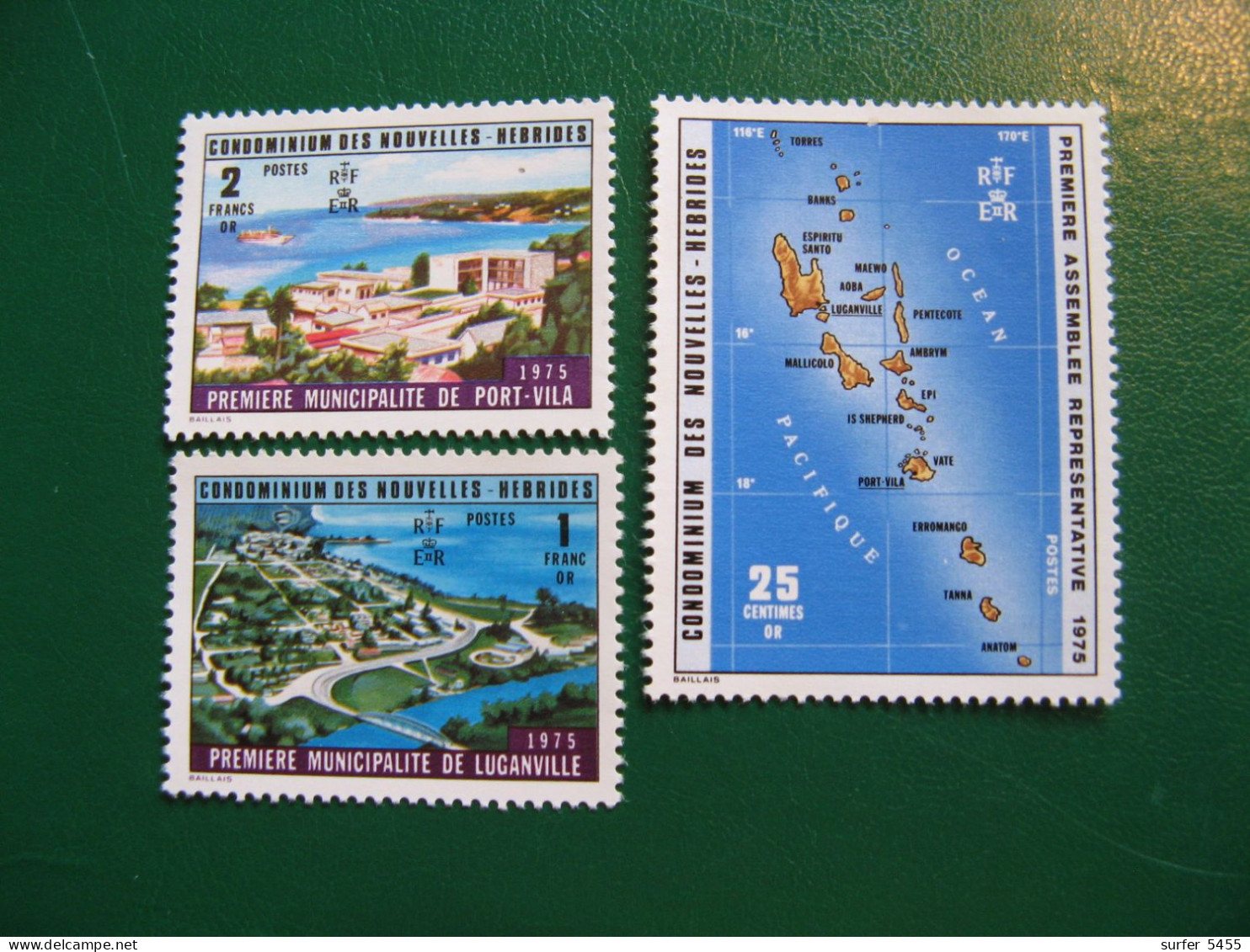 NOUVELLES HEBRIDES POSTE ORDINAIRE N° 432/434 TIMBRES NEUFS** LUXE COTE 8,00 EUROS - Neufs