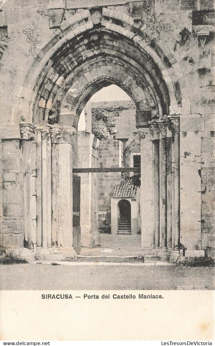 ITALIE - Siracusa - Porta Del Castello Maniace - Carte Postale Ancienne - Siracusa