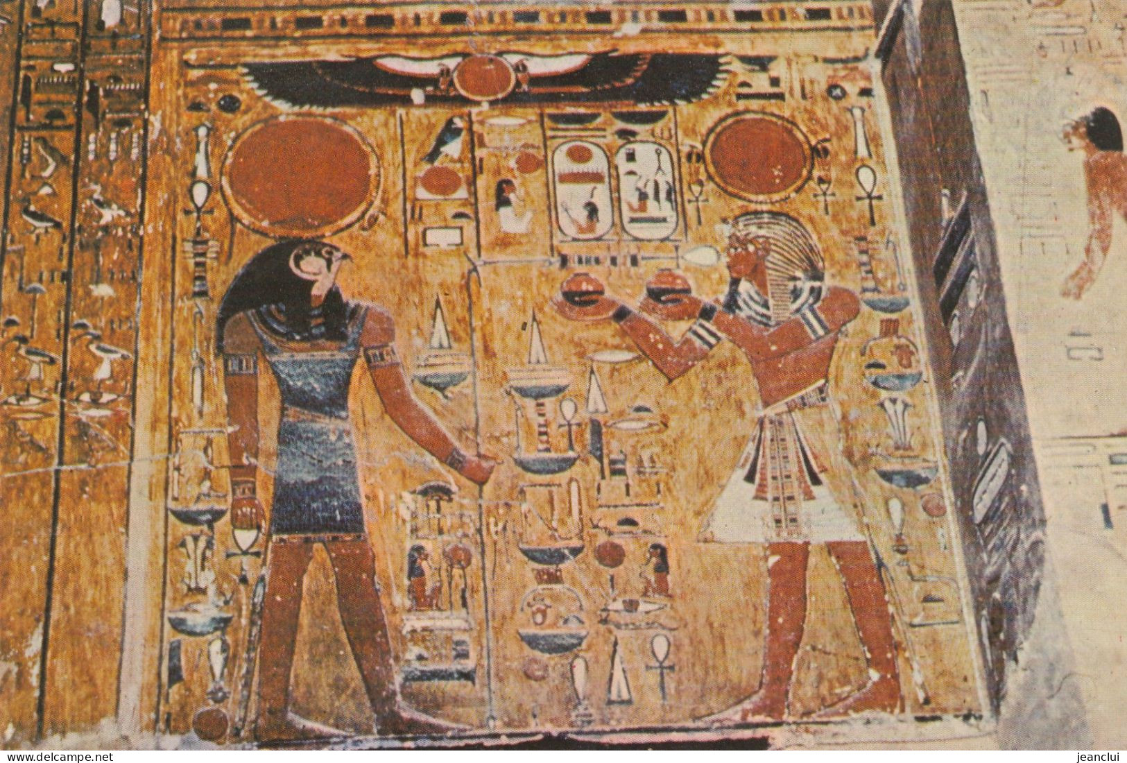 CPM..  TOMB OF KING SETHI 1313 B.C.  LE ROI OFFRANT DU VIN A RA-HOR-AKHTI  .  CARTE NON ECRITE - Other & Unclassified