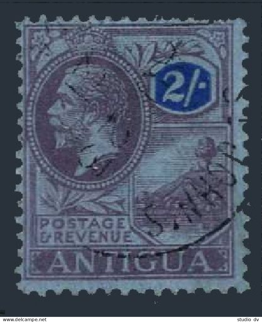 Antigua 61,used.Michel 41. George V,1922.St John's Harbor. - Antigua And Barbuda (1981-...)