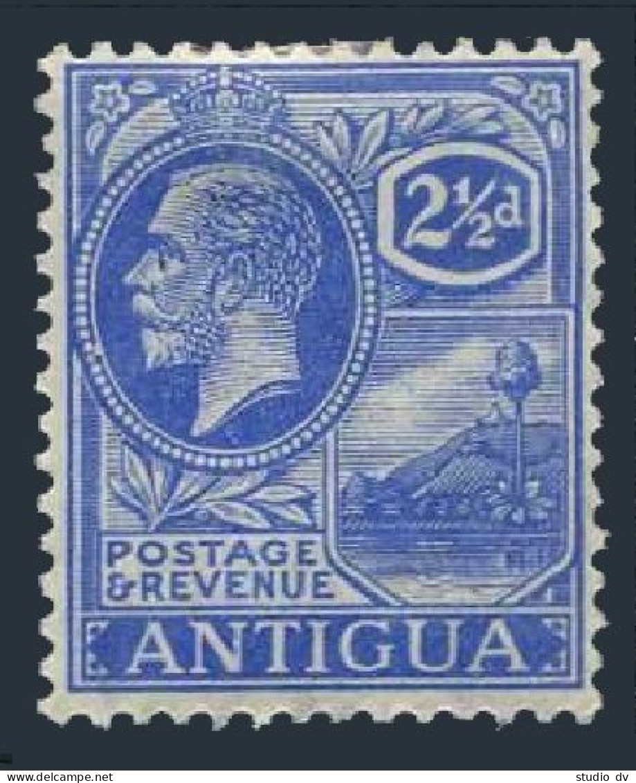 Antigua 49,hinged.Michel 52. George V,1927.St John's Harbor. - Antigua And Barbuda (1981-...)