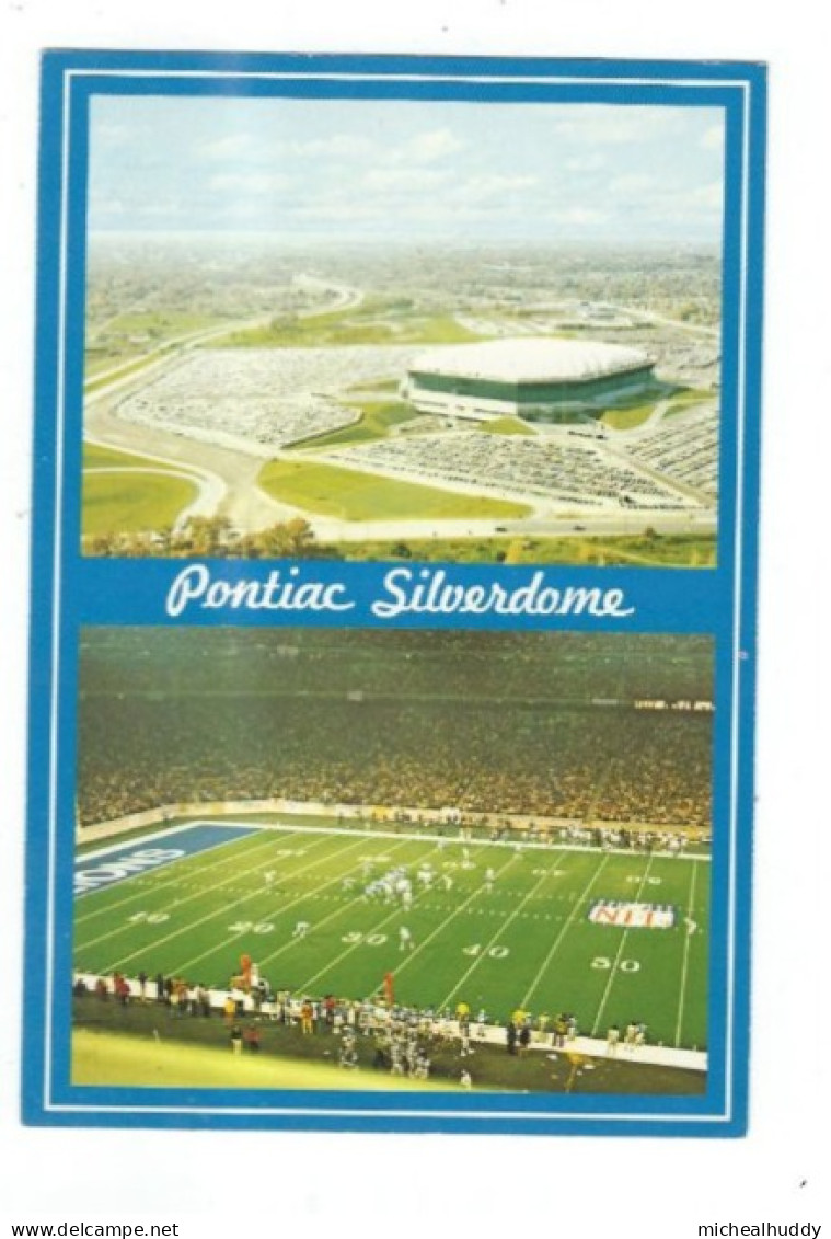 USA   STADIUM  POSTCARD   PONTIAC STADIUM - Stadiums