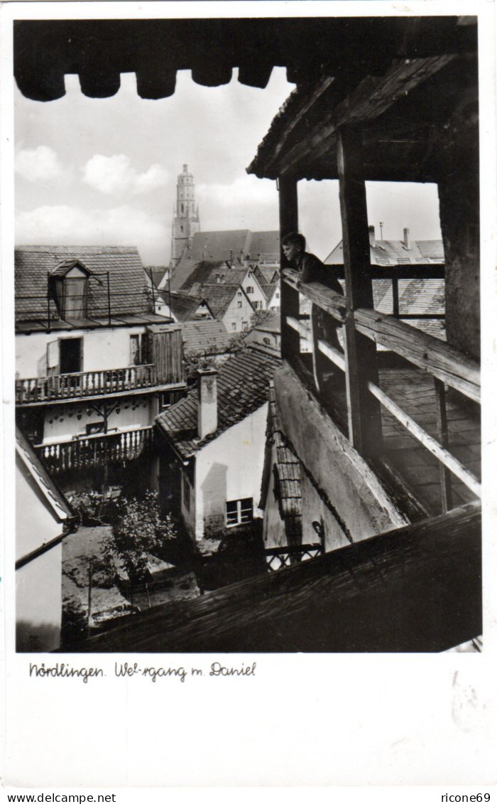 1953, HEUBERG über Nördlingen, Landpost Stpl. Auf AK M. 20 Pf. N. Österreich - Storia Postale