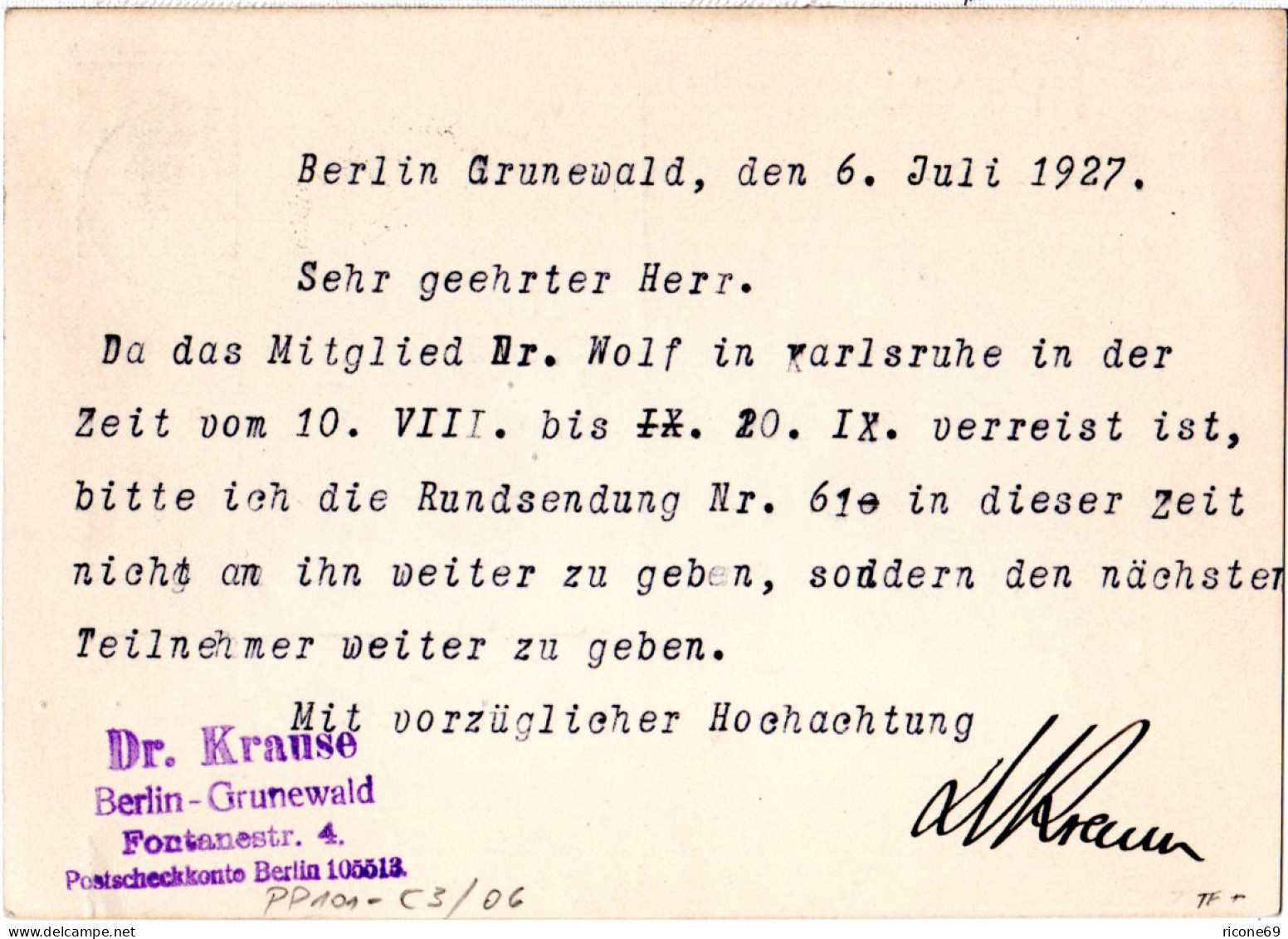 DR, Gebr. 5 Pf. Privatganzsache 33 Dt. Philatelistentag Mai 1927 M. Abb. H. Munk - Altri & Non Classificati