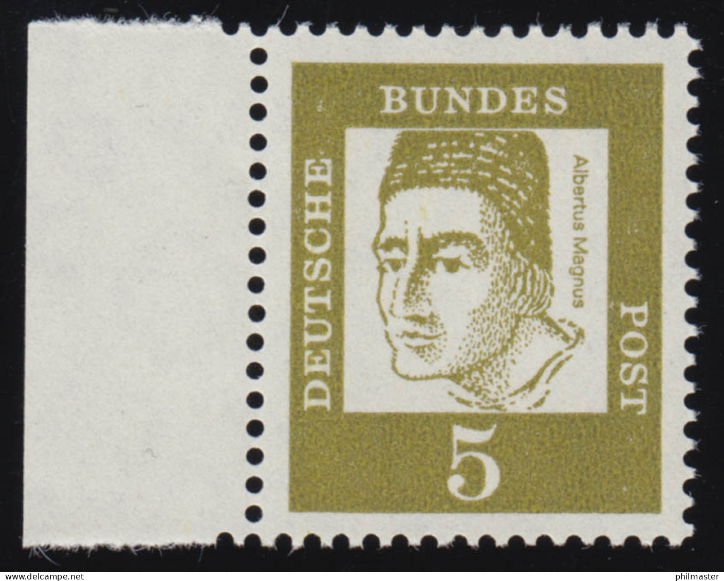 347x Bed. Deutsche 5 Pf Seitenrand Li. ** Postfrisch - Unused Stamps