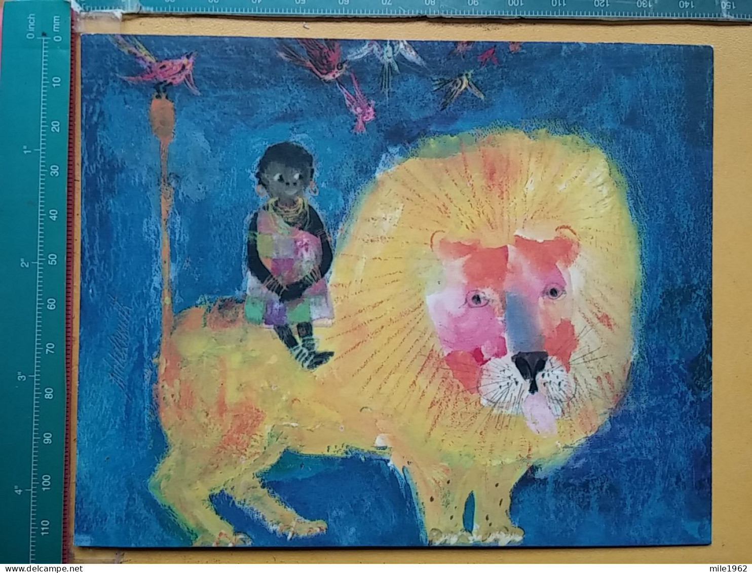 KOV 506-32 -  LION, LEON, UNICEF - Lions