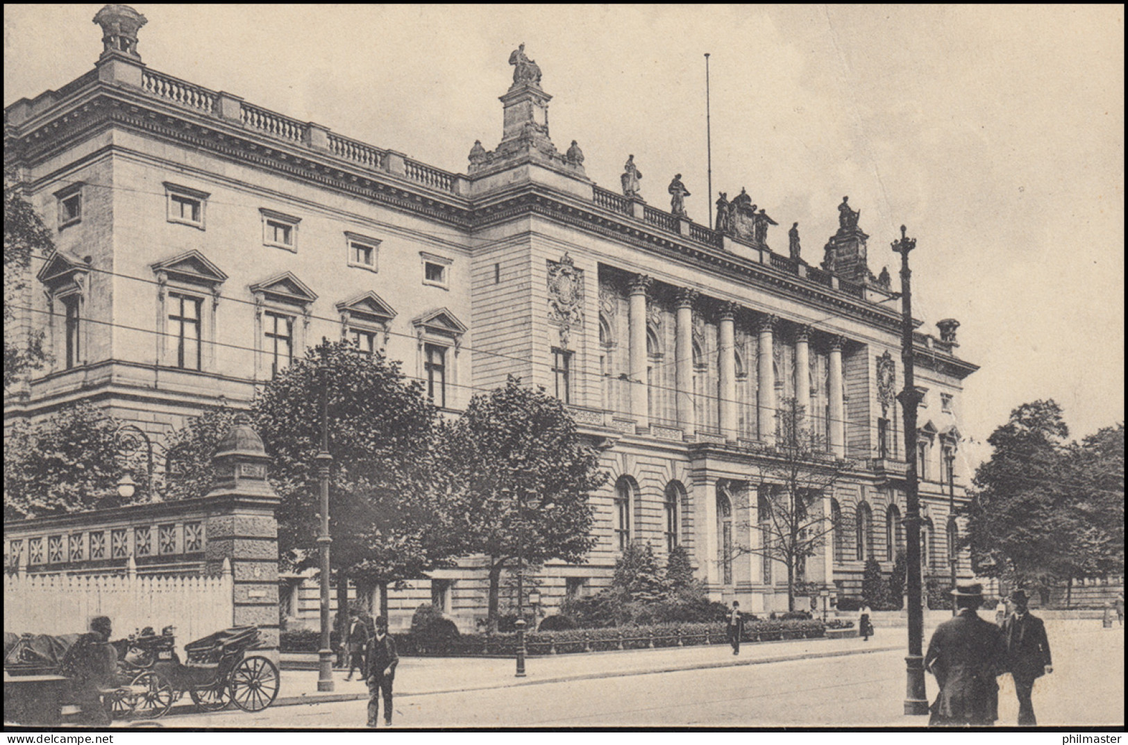 AK Berlin - Prinz Albrechtstraße Mit Abgeordnetenhaus, Um 1910, Ungebraucht  - Sonstige & Ohne Zuordnung