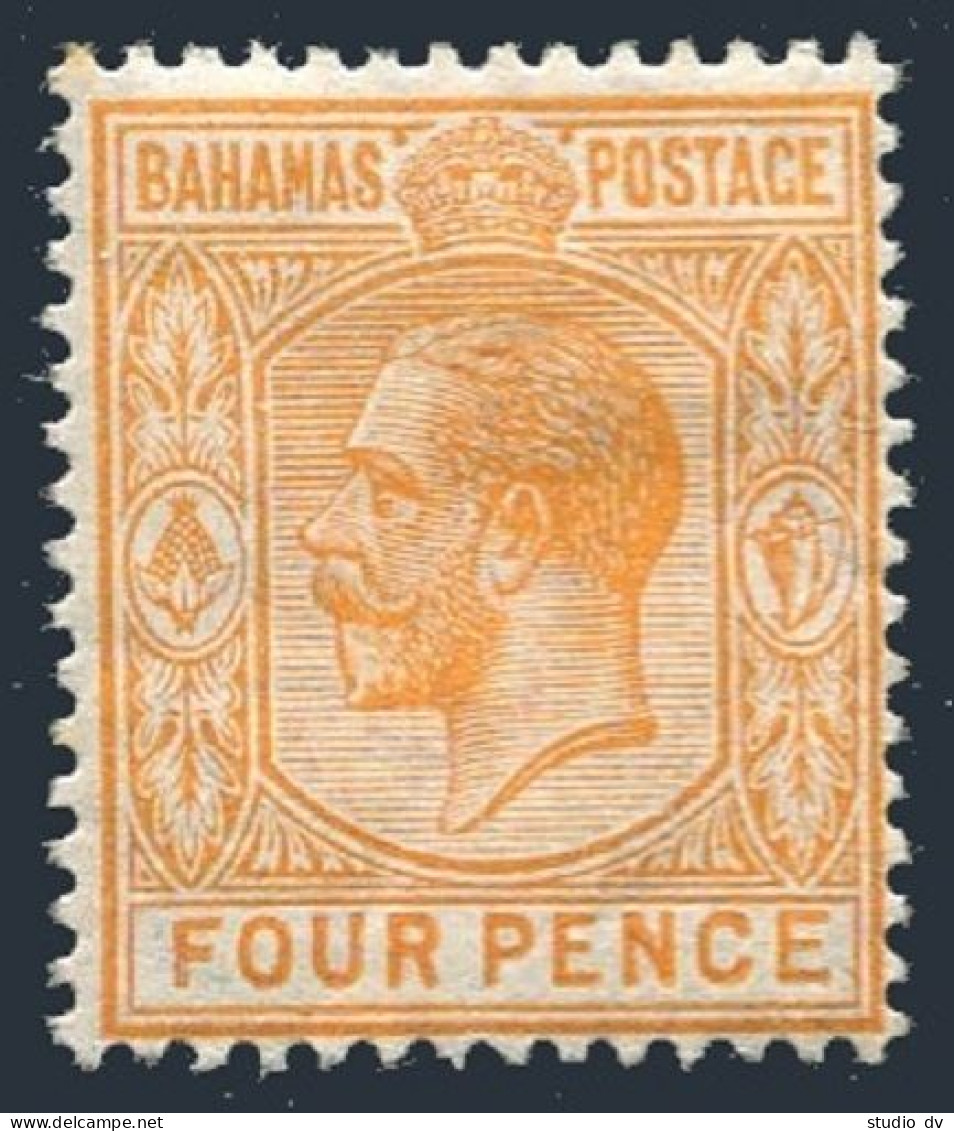 Bahamas 52, Hinged. Michel 39. King George V, 1912. - Bahamas (1973-...)
