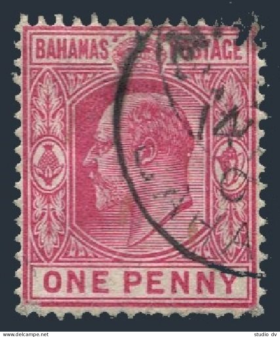 Bahamas 37 Wmk 2, Used. Michel 23. King Edward VII, 1902. - Bahamas (1973-...)