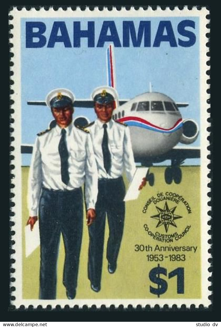 Bahamas 537,MNH.Michel 539. Customs Cooperation Council,50,1983.Jet. - Bahama's (1973-...)