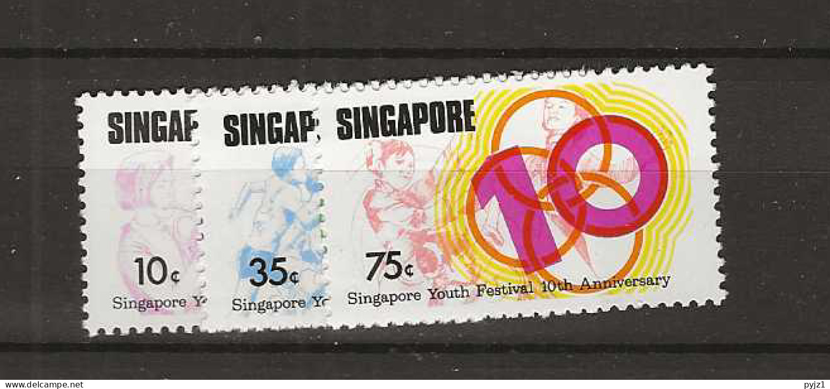 1976 MNH Singapore Mi 254--56 Postfris** - Singapur (1959-...)