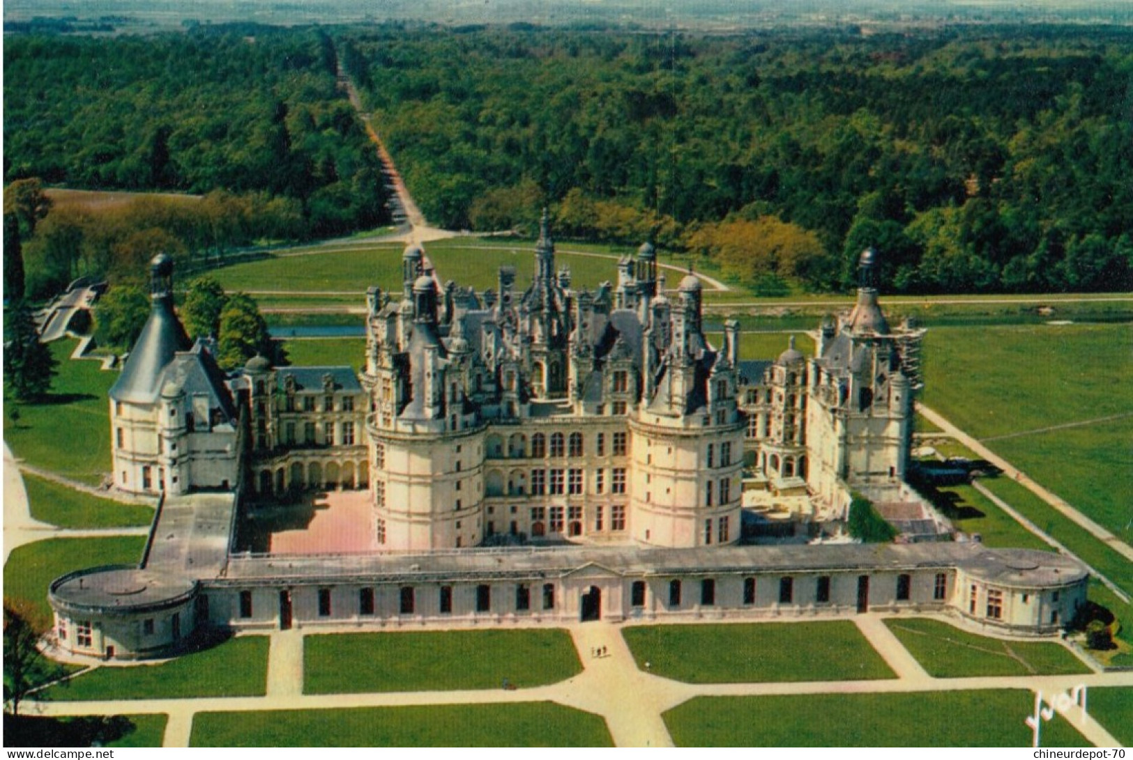 Chateau De Chambord Vu Du Ciel Par Alain Perceval - Chambord