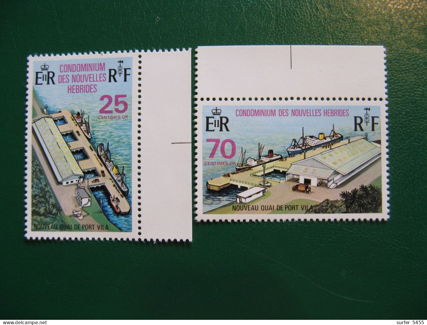NOUVELLES HEBRIDES POSTE ORDINAIRE N° 366/367 TIMBRES NEUFS** LUXE COTE 4,00 EUROS - Unused Stamps