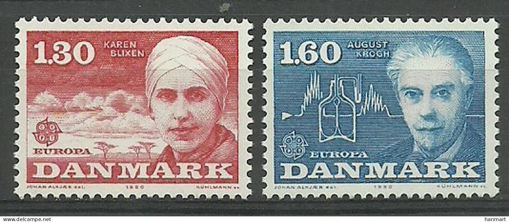 Denmark 1980 Mi 699-700 MNH  (ZE3 DNM699-700) - 1980