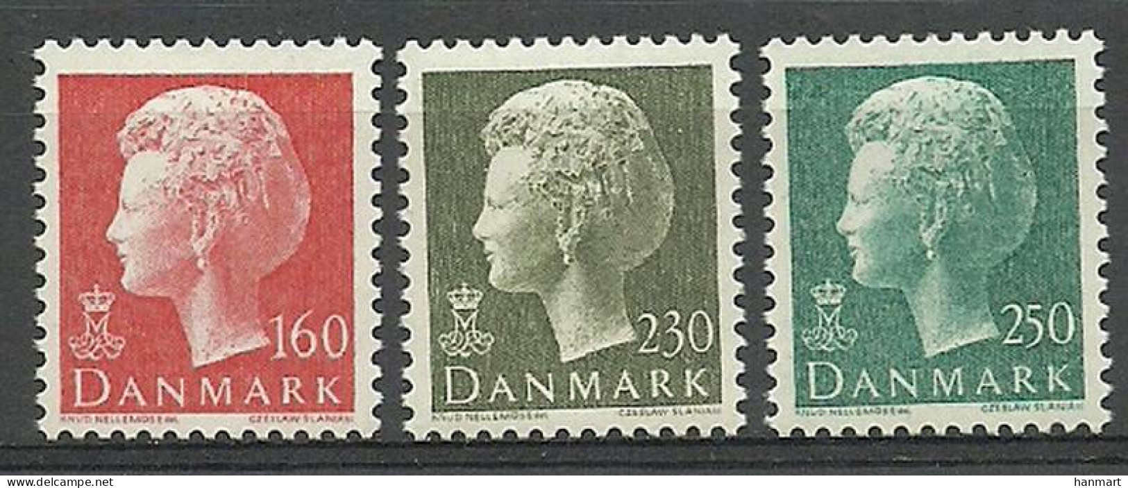 Denmark 1981 Mi 719-721 MNH  (ZE3 DNM719-721) - Koniklijke Families