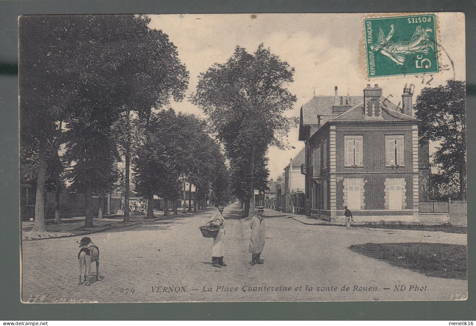 CP - 27 - Vernon - Place De Chantereine - Route De Rouen - Vernon