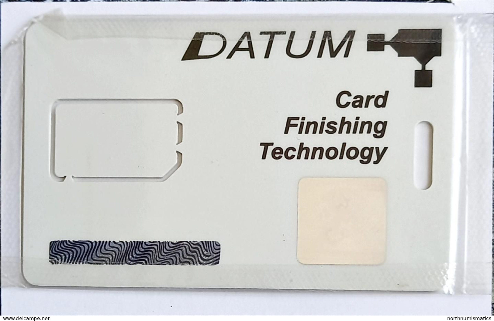 Datum Card Finishing TechnologyOriginal Pochette Gsm Original Chip Sim Card - Collections