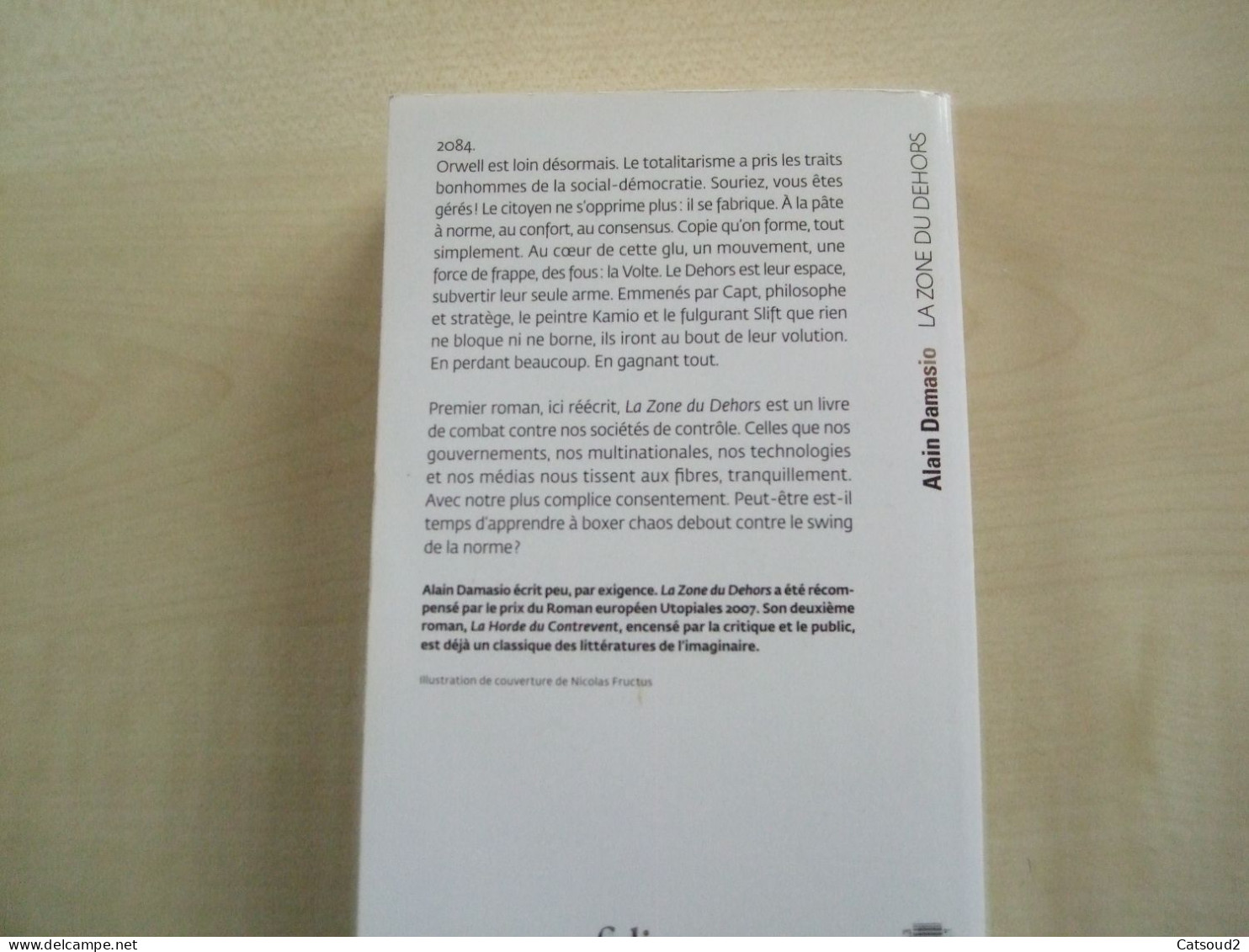 Livre Nouveau LA ZONE DU DEHORS De Alain Damasio éditions FOLIO - Fantastique