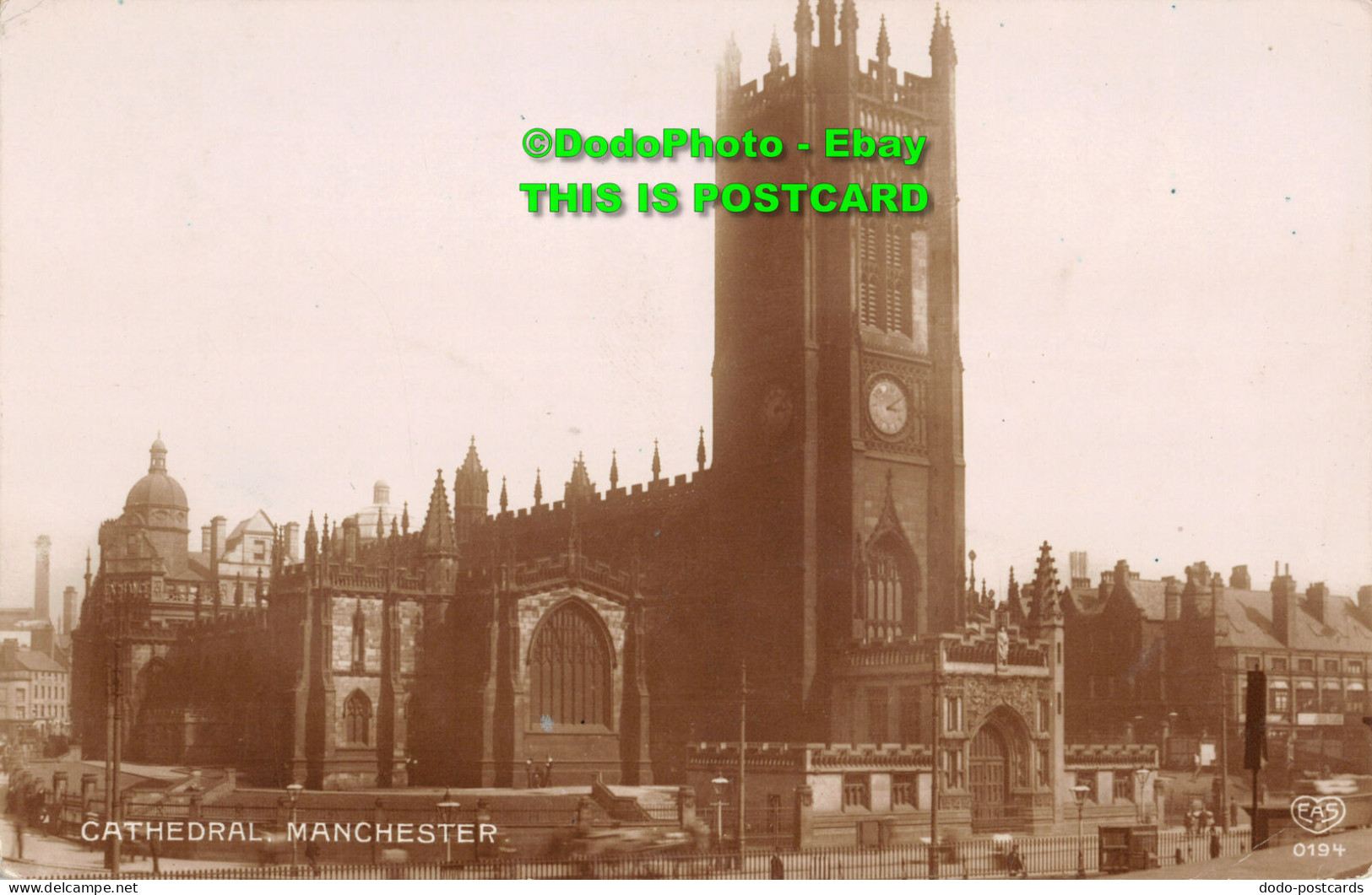 R419474 Cathedral. Manchester. 0194. E. A. Schwerdtfeger. 1914 - Monde