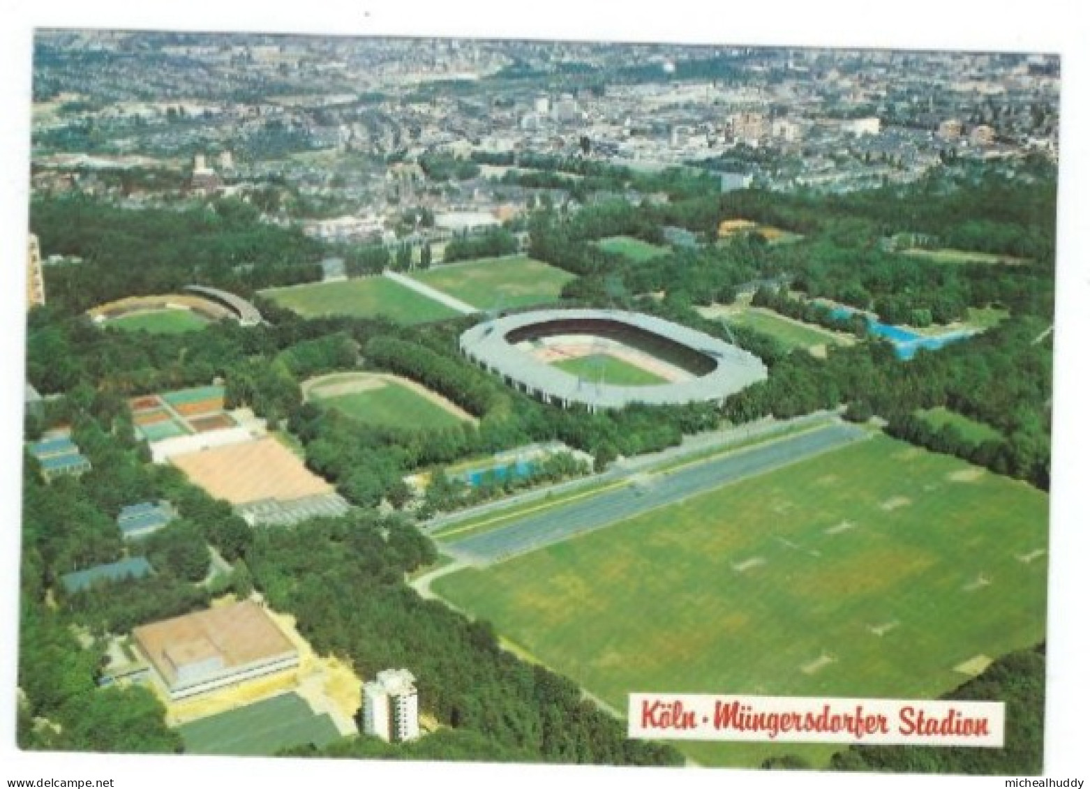 GERMANY  STADIUM  POSTCARD   KOLN  MUNGERSDORFER STADION - Stades