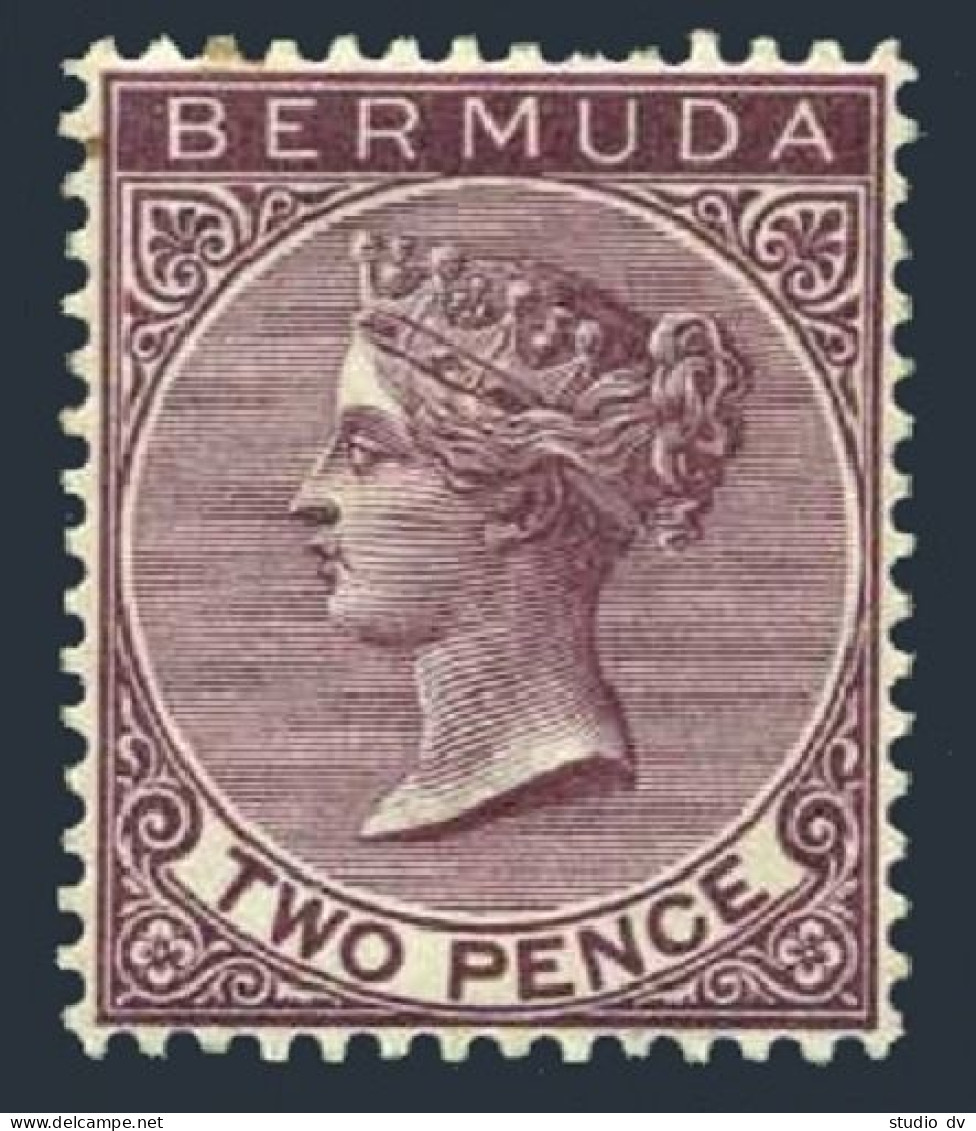 Bermuda 21, Hinged See Scan. Michel 16b. Queen Victoria, 1898. - Bermuda
