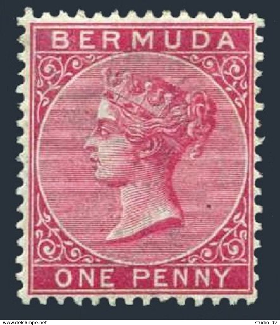 Bermuda 19, Hinged. Michel 14d. Queen Victoria, 1889. - Bermuda