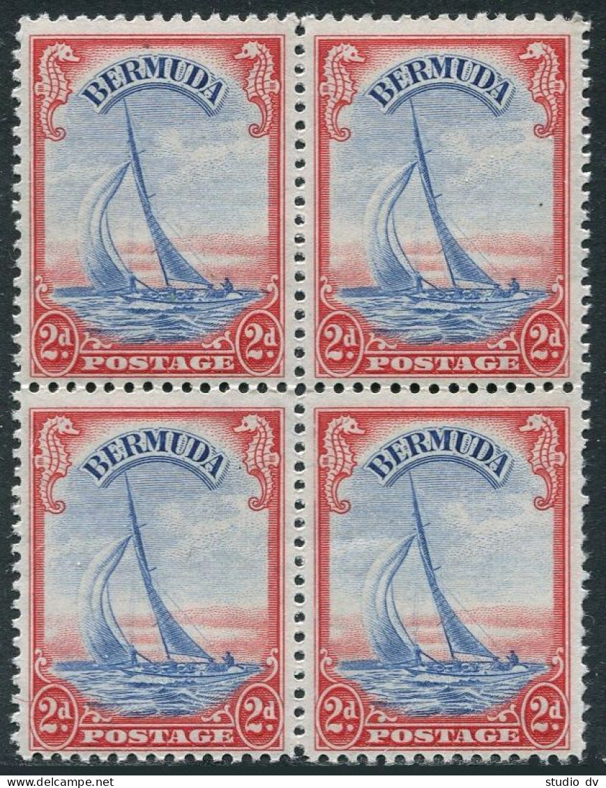 Bermuda 109A Block/4, MNH See Perforation. Michel 104. Yacht LUCIE, 1940. - Bermuda