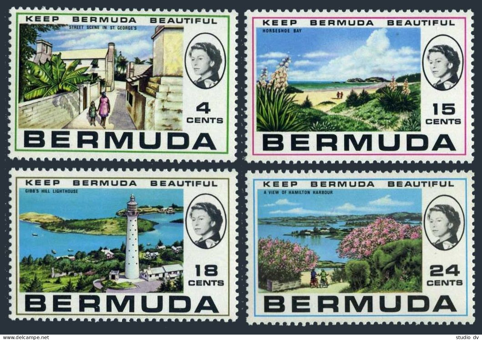 Bermuda 276-279, MNH. Mi 265-268. Keep Bermuda Beautiful, 1971. Views,Lighthouse - Bermuda