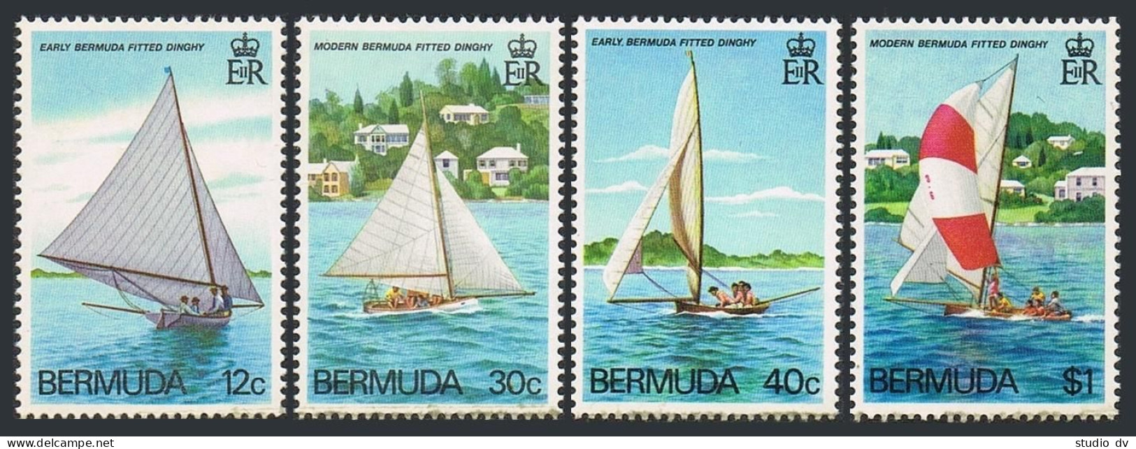 Bermuda 437-440, MNH. Michel 426-429, Old And Modern Sailboats, 1983. - Bermudes