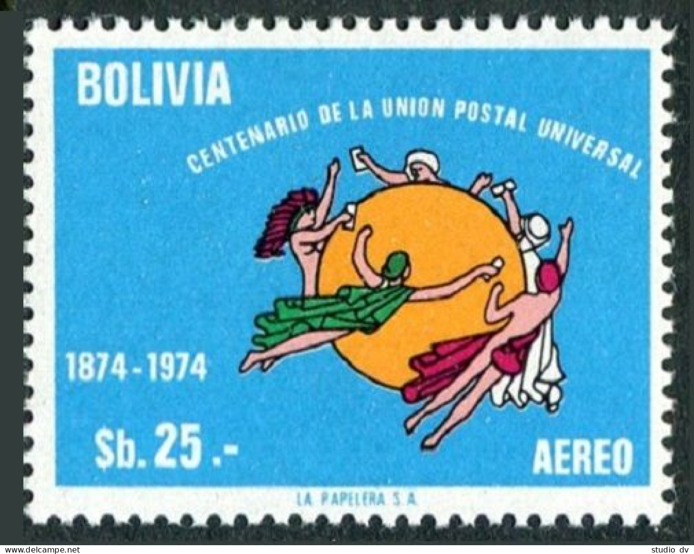 Bolivia C35, MNH. Michel 905. UPU-100, 1974 - Bolivia