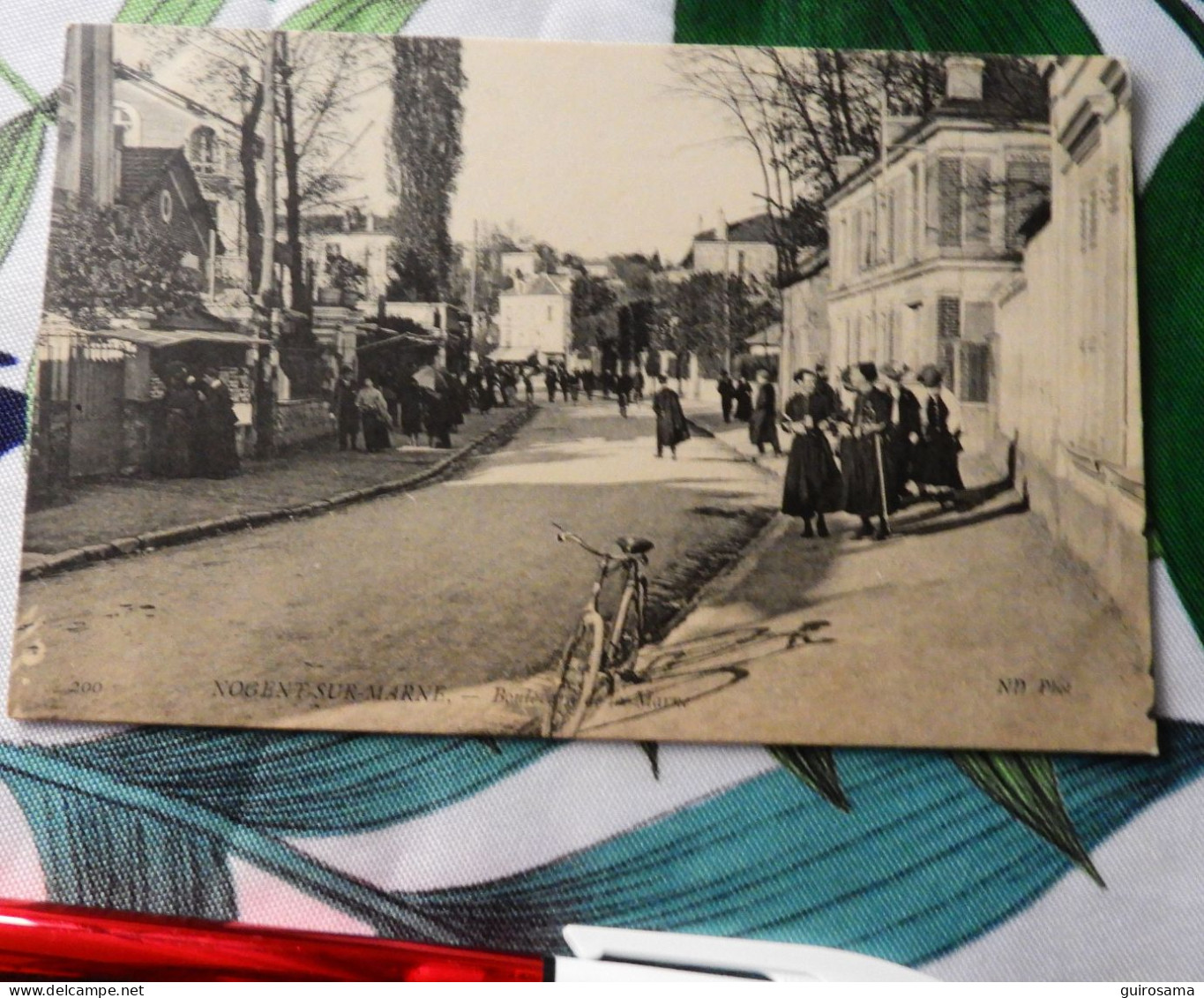 Nogent-sur-Marne : Boulevard De La Marne - 1908 - Vélo - Turcos - Nogent Sur Marne