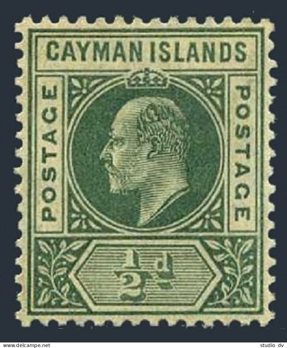 Cayman 8, Hinged. Michel 8. King Edward VII, 1907. - Cayman Islands