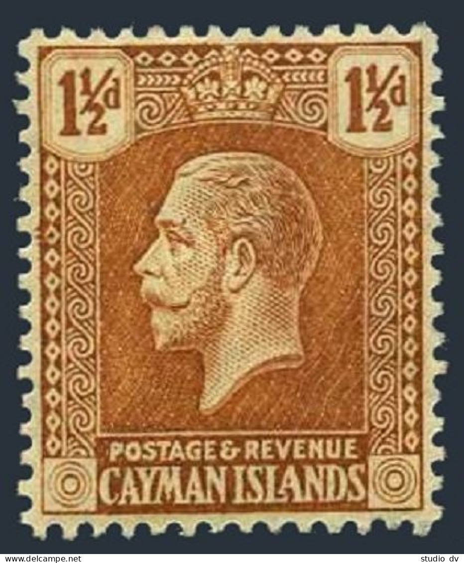 Cayman 53,lightly Hinged.Michel 59. King George V,1921. - Cayman (Isole)