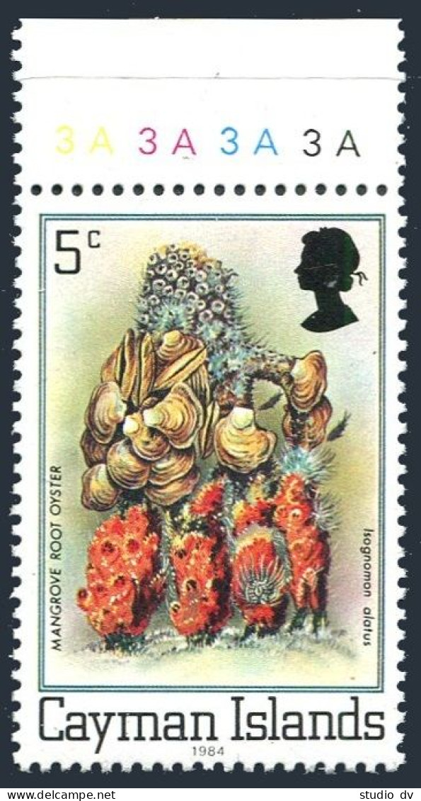 Cayman 453b Inscribed 1984, MNH. Michel 465-II. Mangrove Root Oyster. - Kaimaninseln