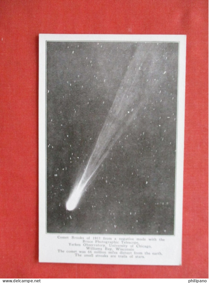 Illinois Comet Brooks  1911 Yerkes Observatory, Chicago, IL   Ref 6410 - Espace