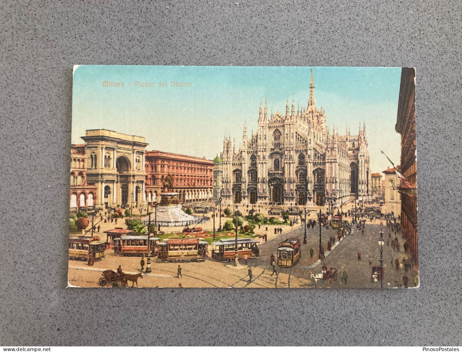 Milano Piazza Del Duomo Carte Postale Postcard - Milano (Milan)