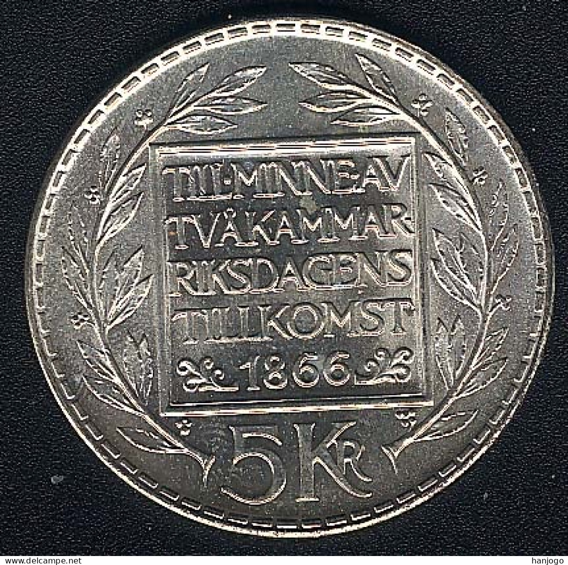 Schweden, 5 Kronor 1966, Silber - Schweden