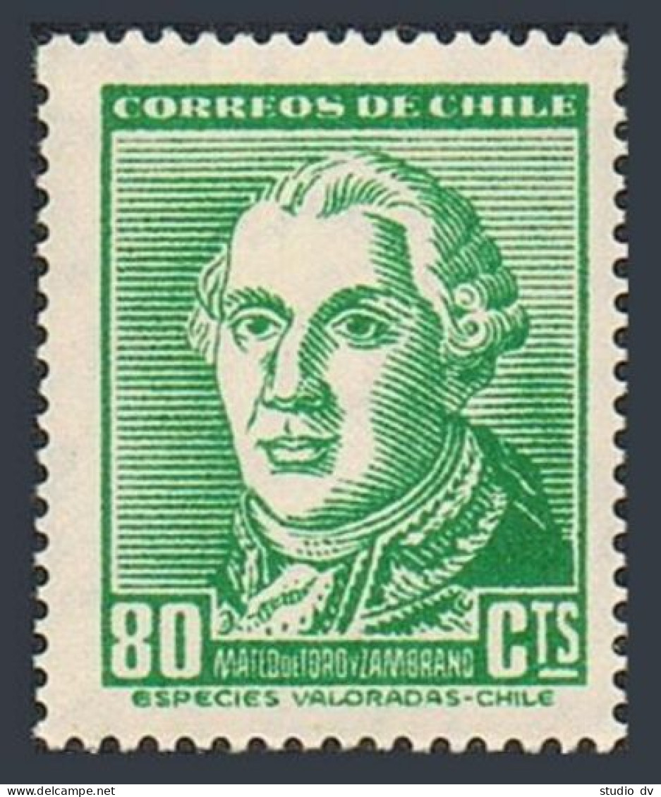 Chile 268 Wmk 215 Block/4,MNH.Michel 463X. Mateo De Toro Zambrano,1953. - Cile