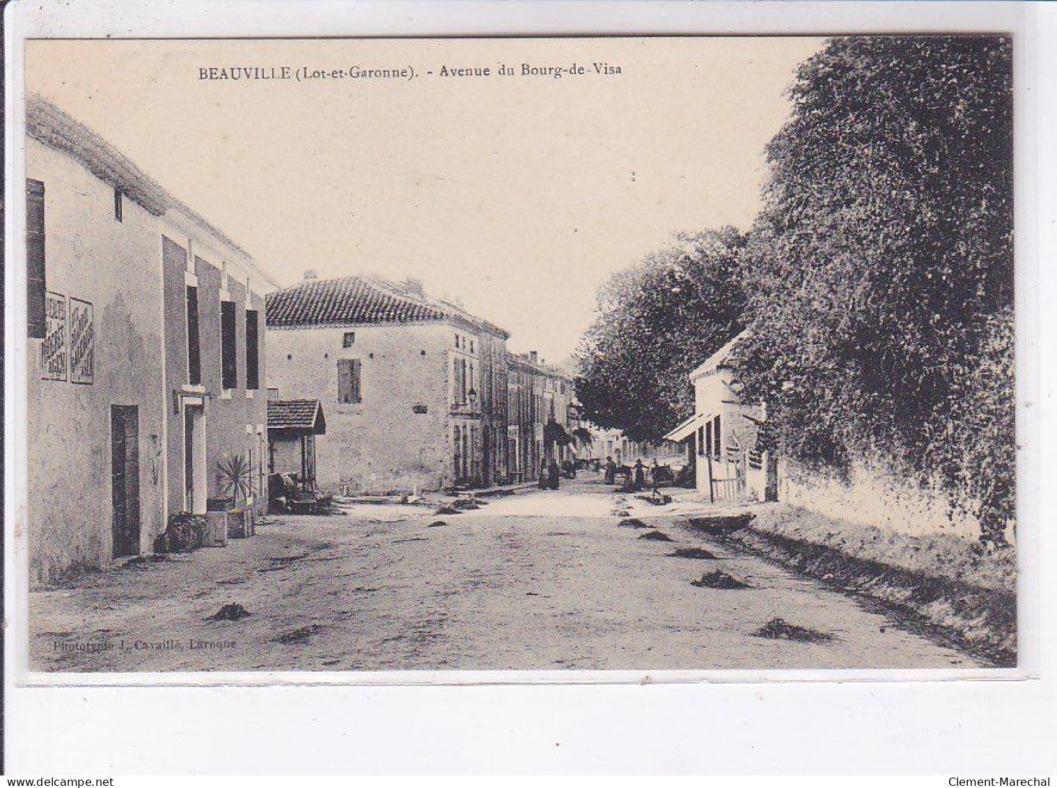 BEAUVILLE: Avenue Du Bourg-de-visa - Très Bon état - Andere & Zonder Classificatie