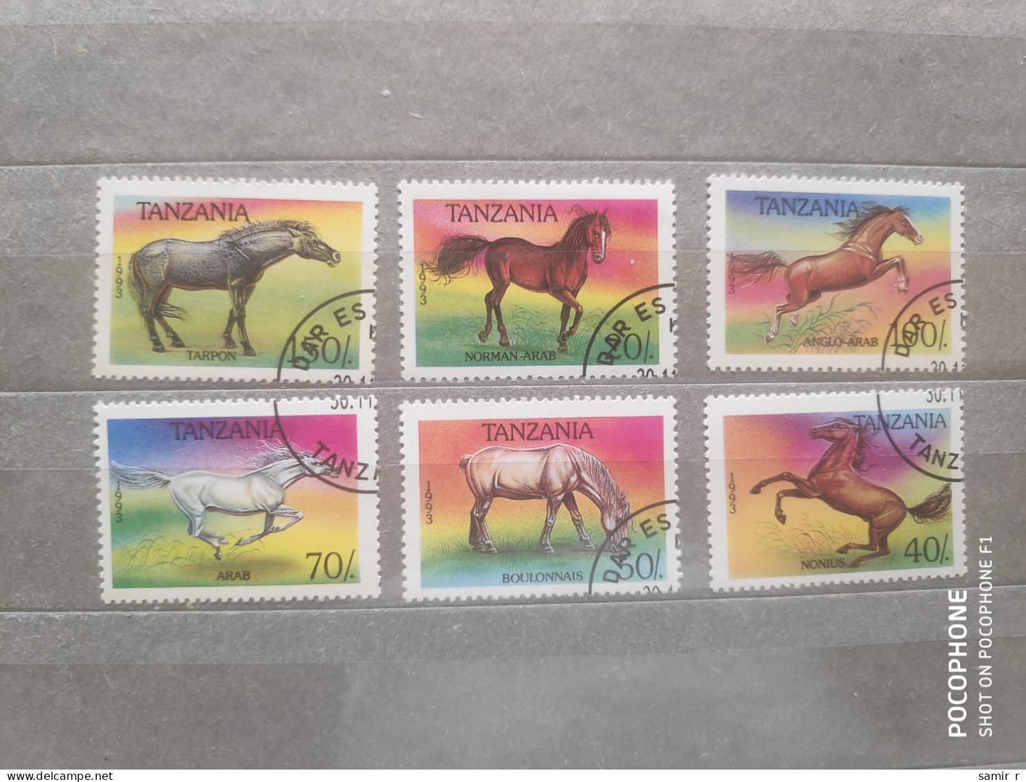 1993	Tanzania	Horses (F97) - Tanzanie (1964-...)
