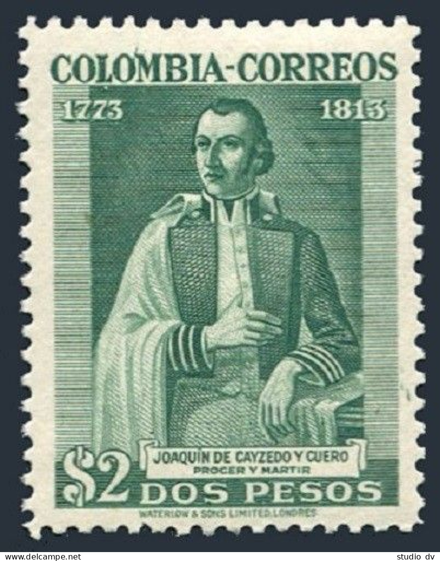 Colombia 542, MNH. Michel . Joaquin De Cayzedo Y Cuero, 1946. - Colombia