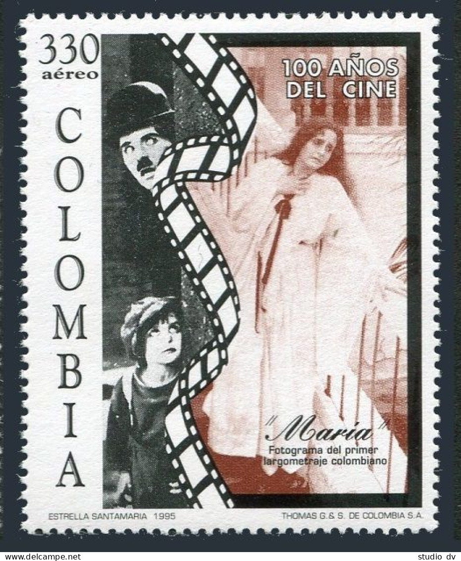 Colombia C878,MNH.Michel 1992. Motion Pictures, Centenary, 1995. - Colombia