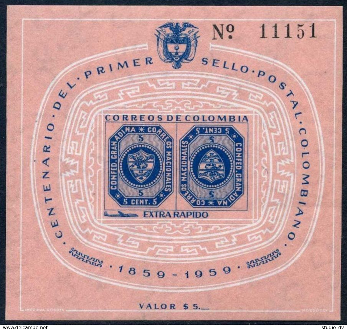 Colombia 709-712,C351-C355,MNH.Mi 884-891,Bl.15. Colombian Stamps-100,1957.Mule, - Kolumbien