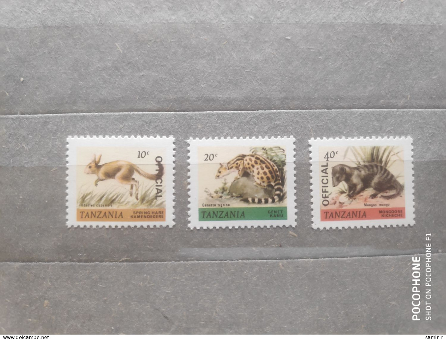 Tanzania	 Animals (F97) - Tanzanie (1964-...)