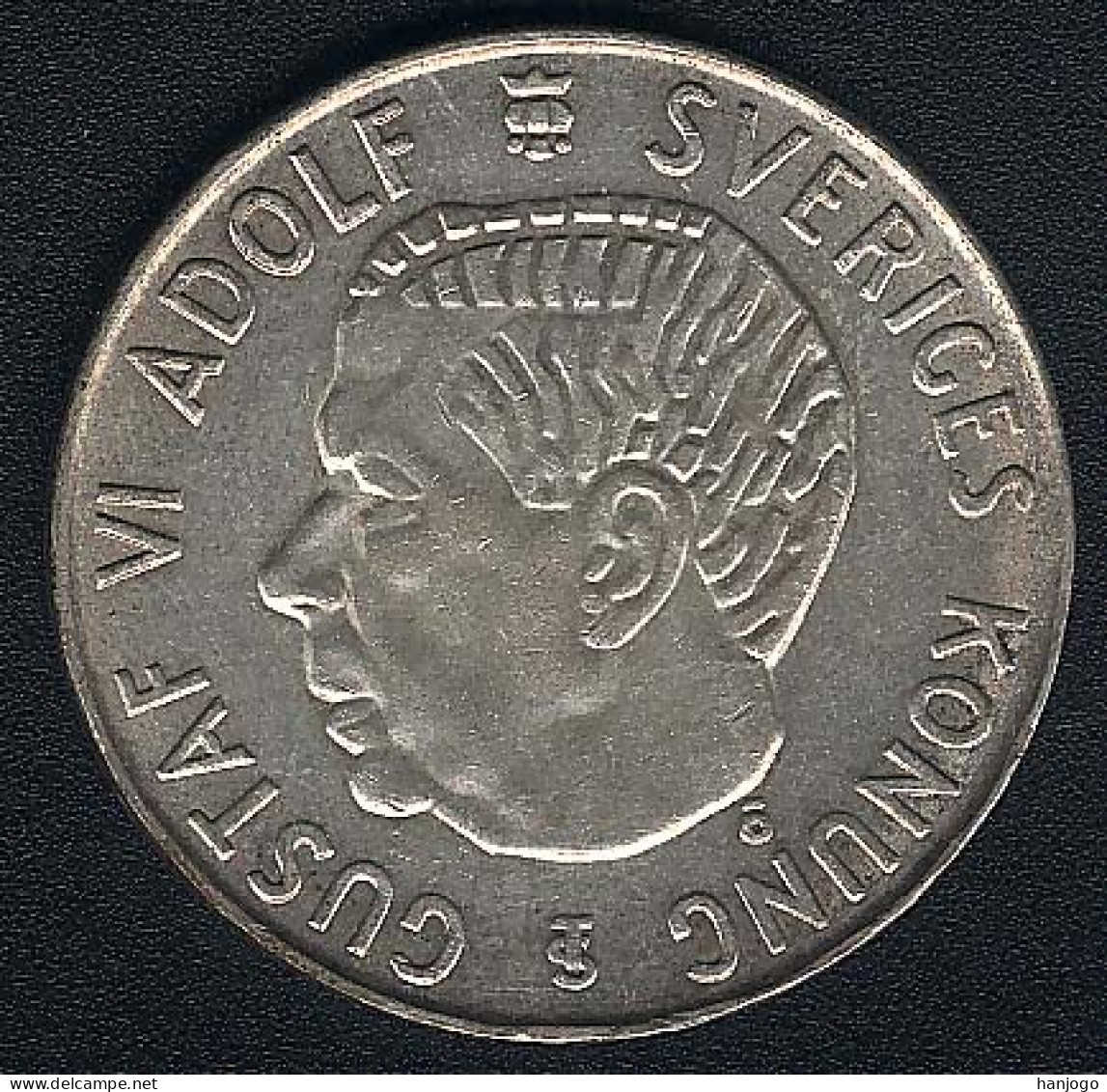 Schweden, 5 Kronor 1955, Silber, XF/UNC - Suède