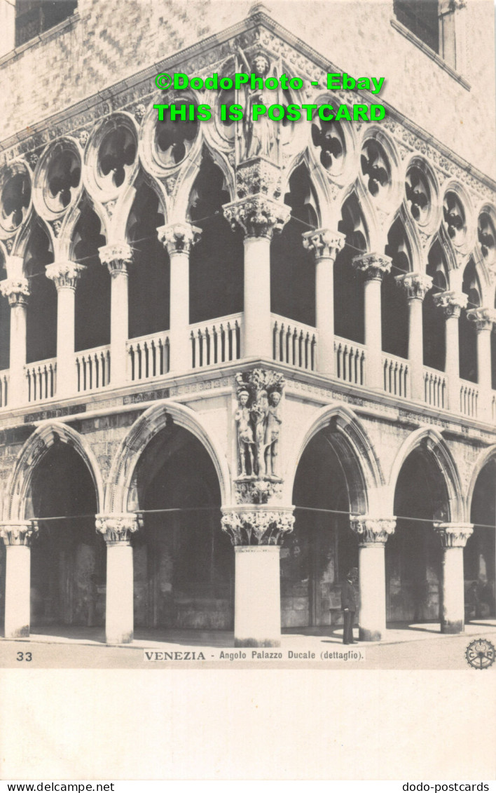 R419654 Venezia. Angolo Palazzo Ducale. Dettaglio. N. P. G. Diffida - Monde