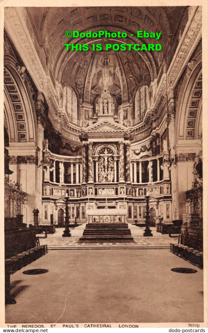 R419663 London. St. Paul Cathedral. The Reredos. Photochrom - Other & Unclassified