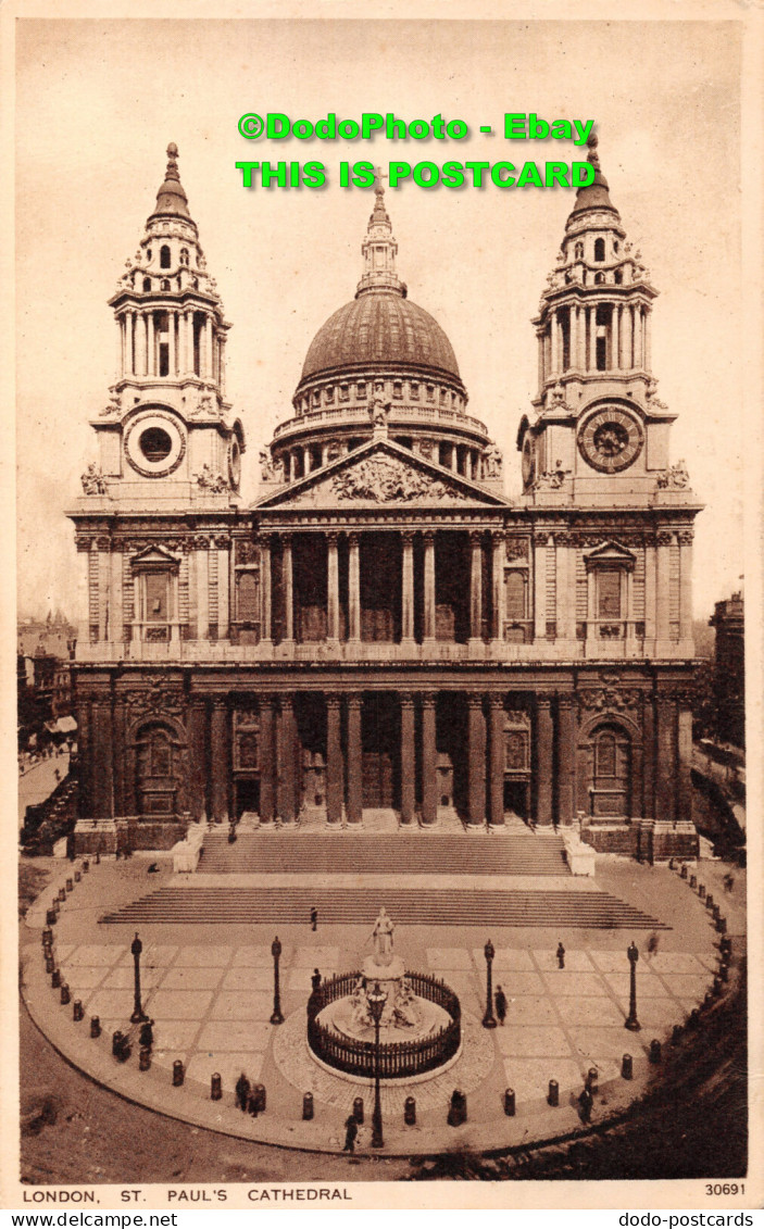 R419664 London. St. Paul Cathedral. Photochrom - Sonstige & Ohne Zuordnung