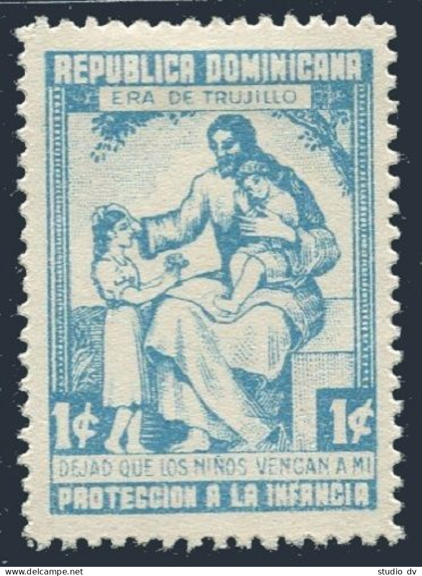 Dominican Republic RA13A,hinged. Tax Stamps 1951.Redrawn Brunette Child. - Dominica (1978-...)