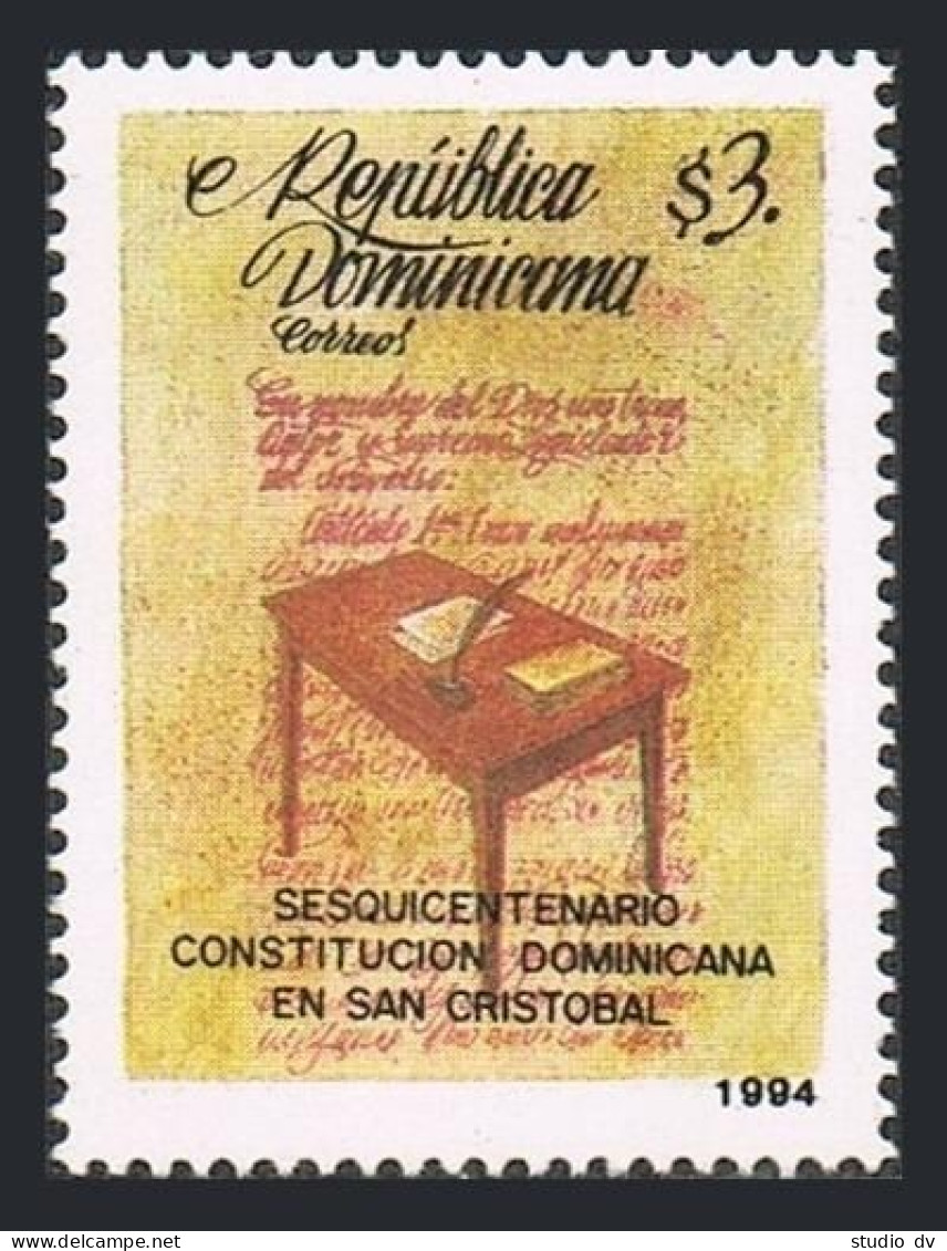 Dominican Rep 1171, MNH. Michel 1721. Constitution, 150th Ann. 1994. - Dominica (1978-...)